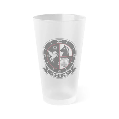 VMGR 252 (USMC) Frosted Pint Glass 16oz Default Title - Go Mug Yourself