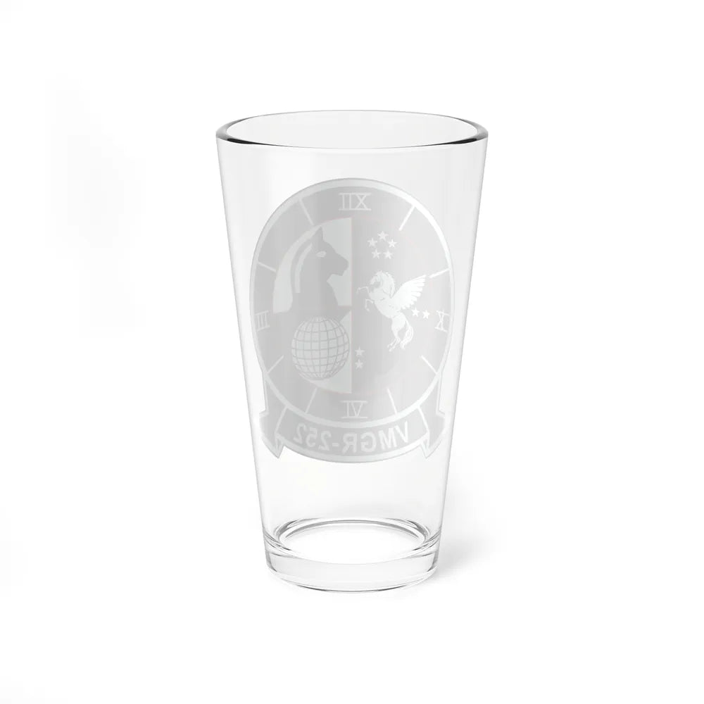 VMGR 252 (USMC) Pint Glass 16oz-Go Mug Yourself