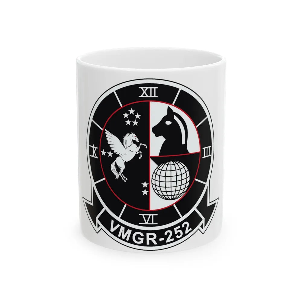 VMGR 252 (USMC) White Coffee Mug-11oz-Go Mug Yourself