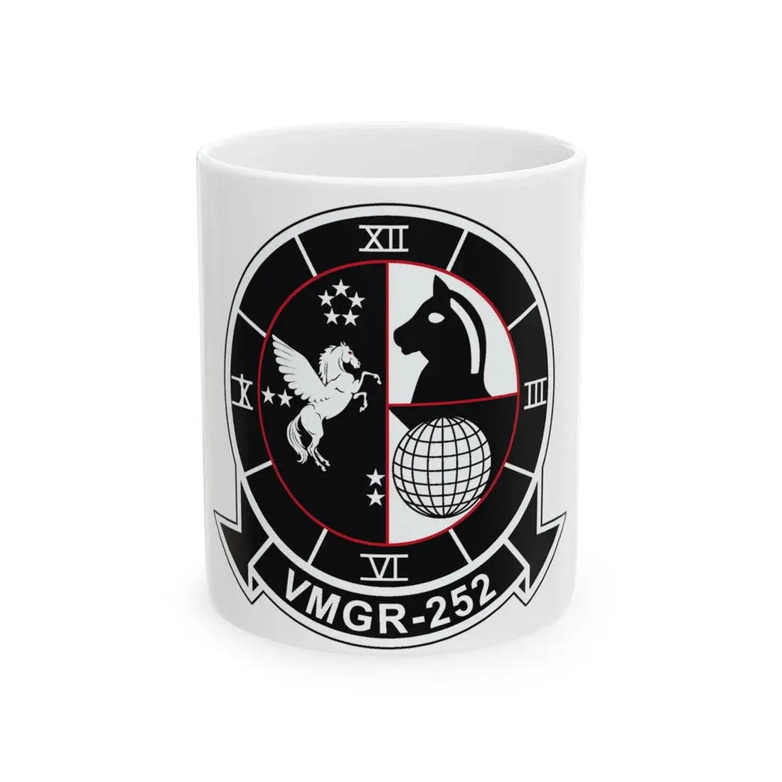 VMGR 252 (USMC) White Coffee Mug 11oz - Go Mug Yourself