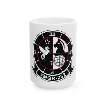 VMGR 252 (USMC) White Coffee Mug-15oz-Go Mug Yourself