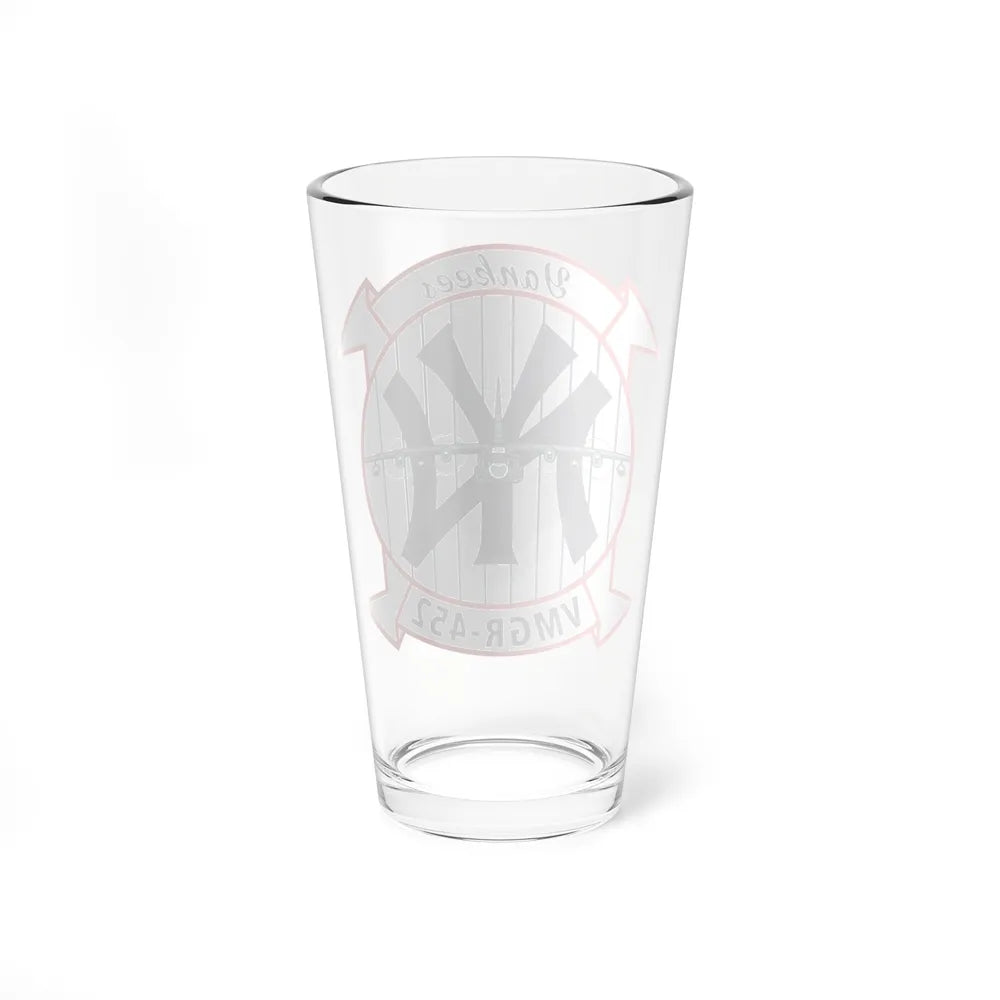 VMGR 452 (USMC) Pint Glass 16oz-Go Mug Yourself