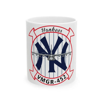VMGR 452 (USMC) White Coffee Mug 11oz - Go Mug Yourself