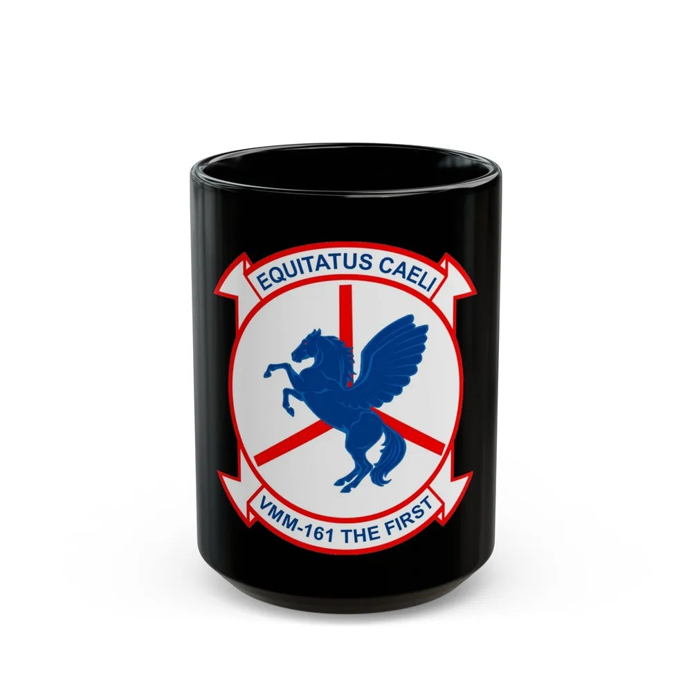 VMM 161 Marine Medium Tiltrotor Squadron 161 (USMC) Black Coffee Mug-15oz-Go Mug Yourself