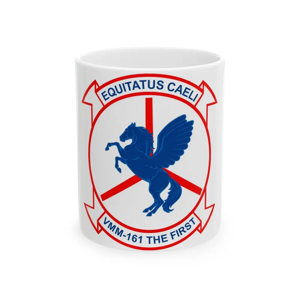 VMM 161 Marine Medium Tiltrotor Squadron 161 (USMC) White Coffee Mug-11oz-Go Mug Yourself