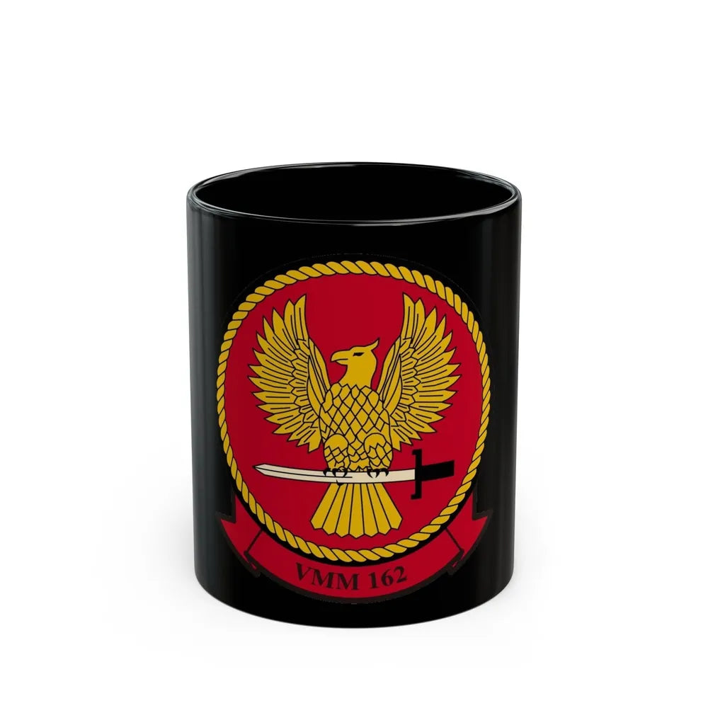 VMM 162 Marine Medium Tiltrotor Squadron 162 (USMC) Black Coffee Mug-11oz-Go Mug Yourself