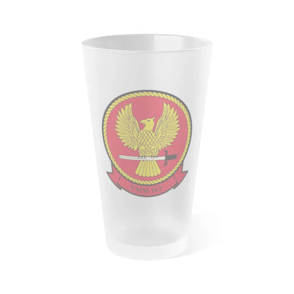 VMM 162 Marine Medium Tiltrotor Squadron 162 (USMC) Frosted Pint Glass 16oz-Go Mug Yourself