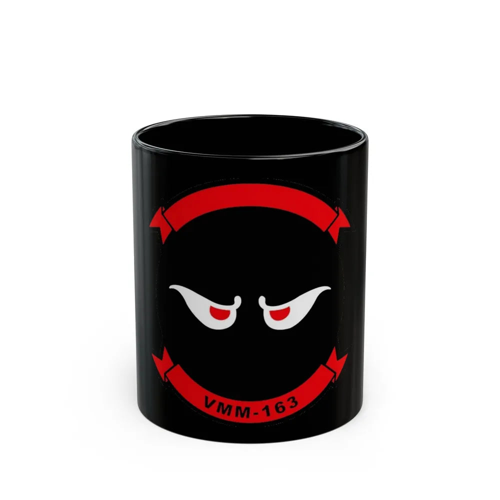 VMM 163 Marine Medium Tiltrotor Squadron 163 (USMC) Black Coffee Mug-11oz-Go Mug Yourself