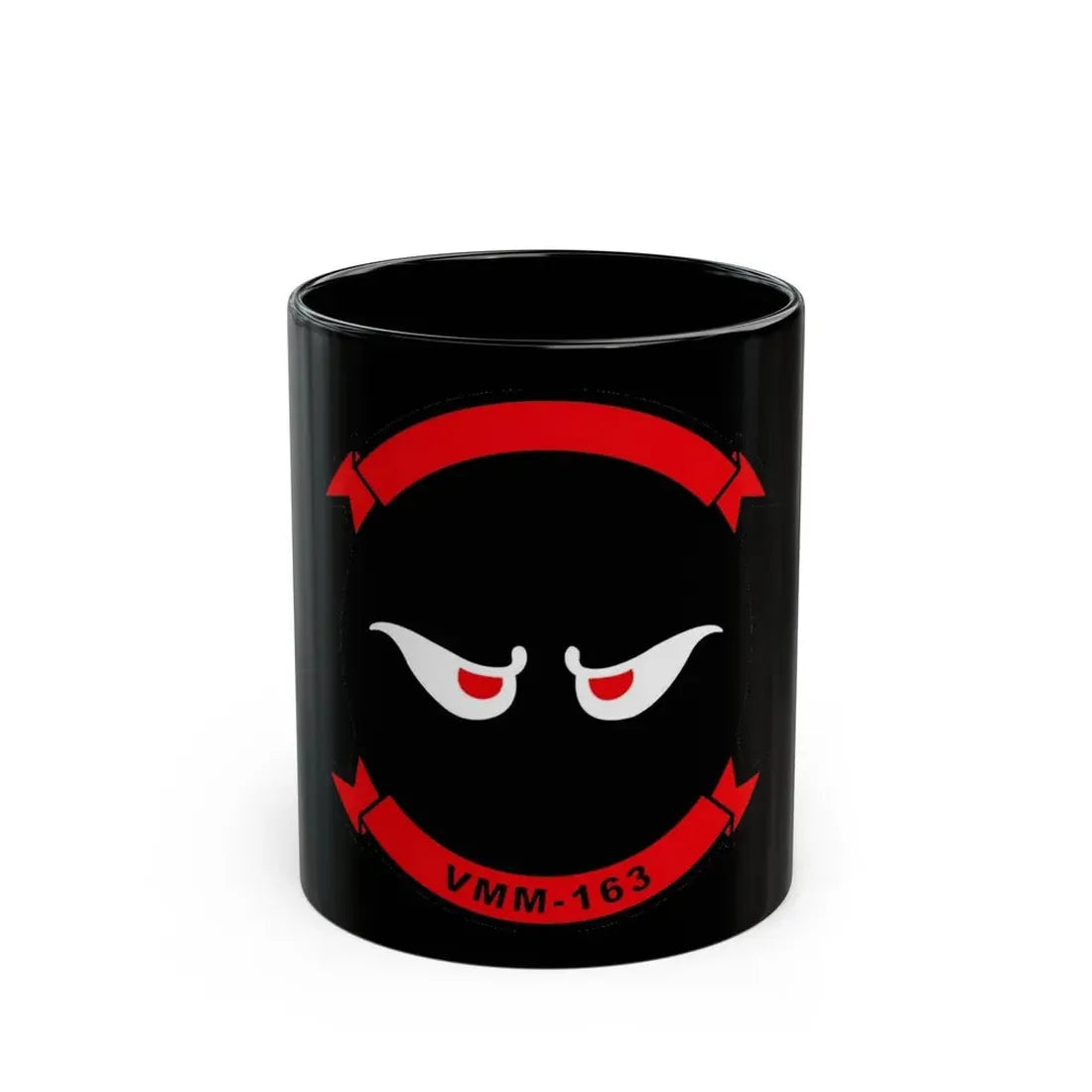 VMM 163 Marine Medium Tiltrotor Squadron 163 (USMC) Black Coffee Mug 11oz - Go Mug Yourself