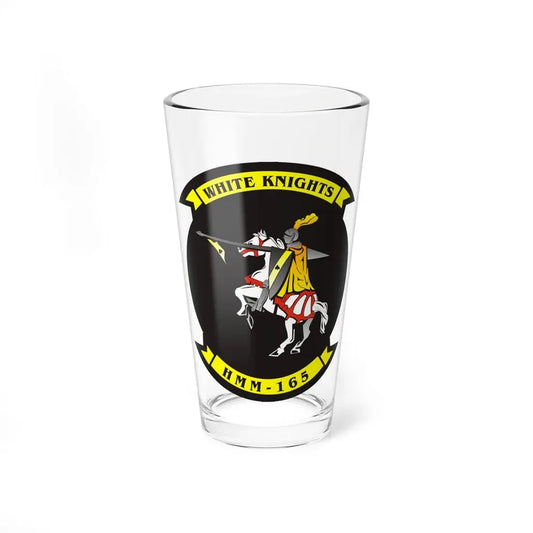 VMM 165 Marine Medium Tiltrotor Squadron 165 White Knights (USMC) Pint Glass 16oz 16oz - Go Mug Yourself