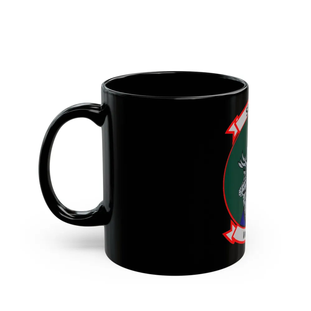 VMM 166 Marine Medium Tiltrotor Squadron 166 (USMC) Black Coffee Mug-Go Mug Yourself