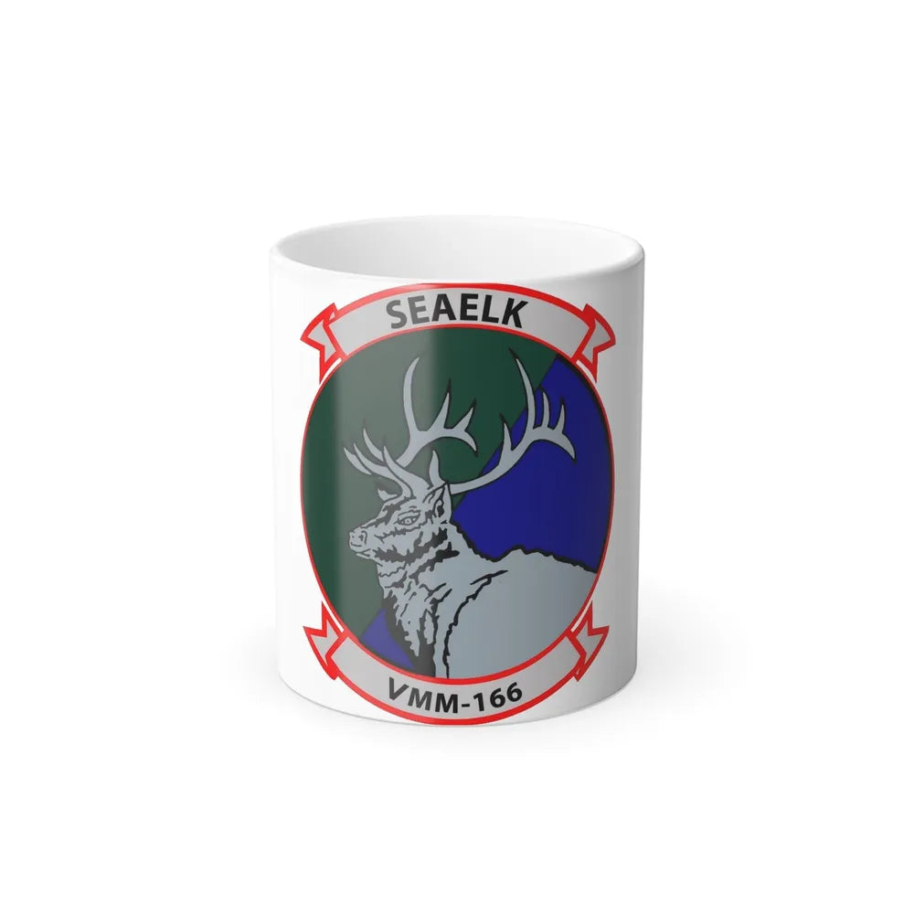 VMM 166 Marine Medium Tiltrotor Squadron 166 (USMC) Color Changing Mug 11oz-11oz-Go Mug Yourself