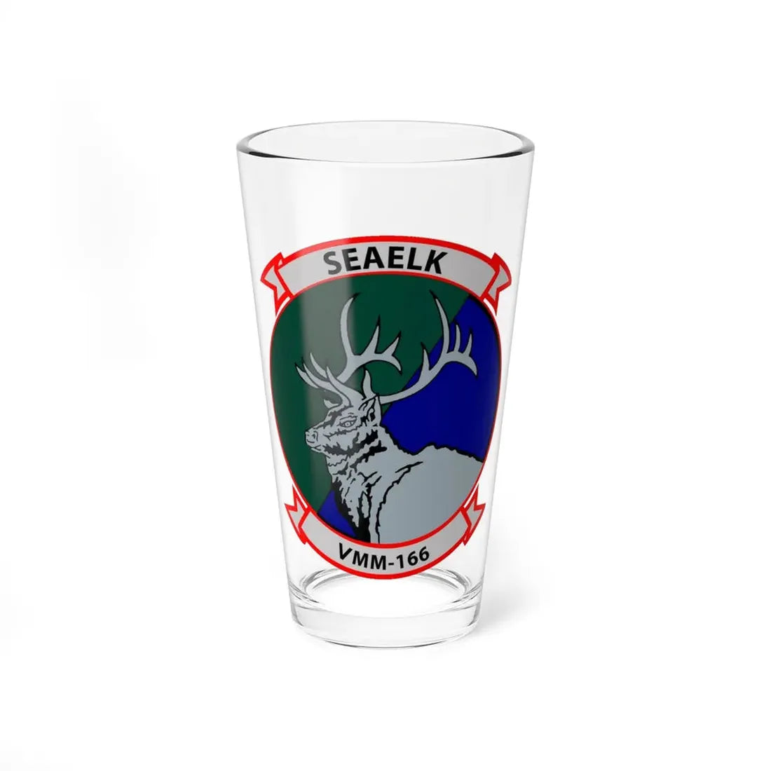 VMM 166 Marine Medium Tiltrotor Squadron 166 (USMC) Pint Glass 16oz 16oz - Go Mug Yourself