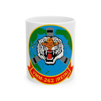 VMM 262 Marine Medium Tiltrotor Squadron 262 (USMC) White Coffee Mug 11oz - Go Mug Yourself