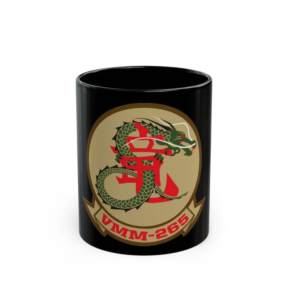 VMM 265 Marine Medium Tiltrotor Squadron 265 (USMC) Black Coffee Mug-11oz-Go Mug Yourself