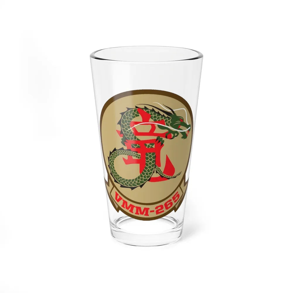 VMM 265 Marine Medium Tiltrotor Squadron 265 (USMC) Pint Glass 16oz-16oz-Go Mug Yourself