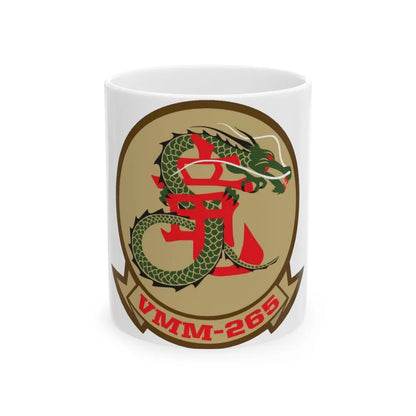 VMM 265 Marine Medium Tiltrotor Squadron 265 (USMC) White Coffee Mug-11oz-Go Mug Yourself