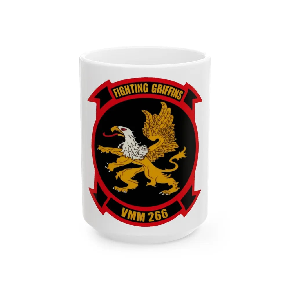 VMM 266 Marine Medium Tiltrotor Squadron 266 (USMC) White Coffee Mug-15oz-Go Mug Yourself