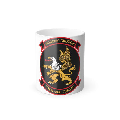 VMM 266 REIN Fighting Griffins (USMC) Color Changing Mug 11oz-11oz-Go Mug Yourself