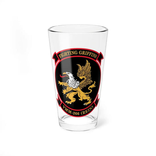 VMM 266 REIN Fighting Griffins (USMC) Pint Glass 16oz 16oz - Go Mug Yourself