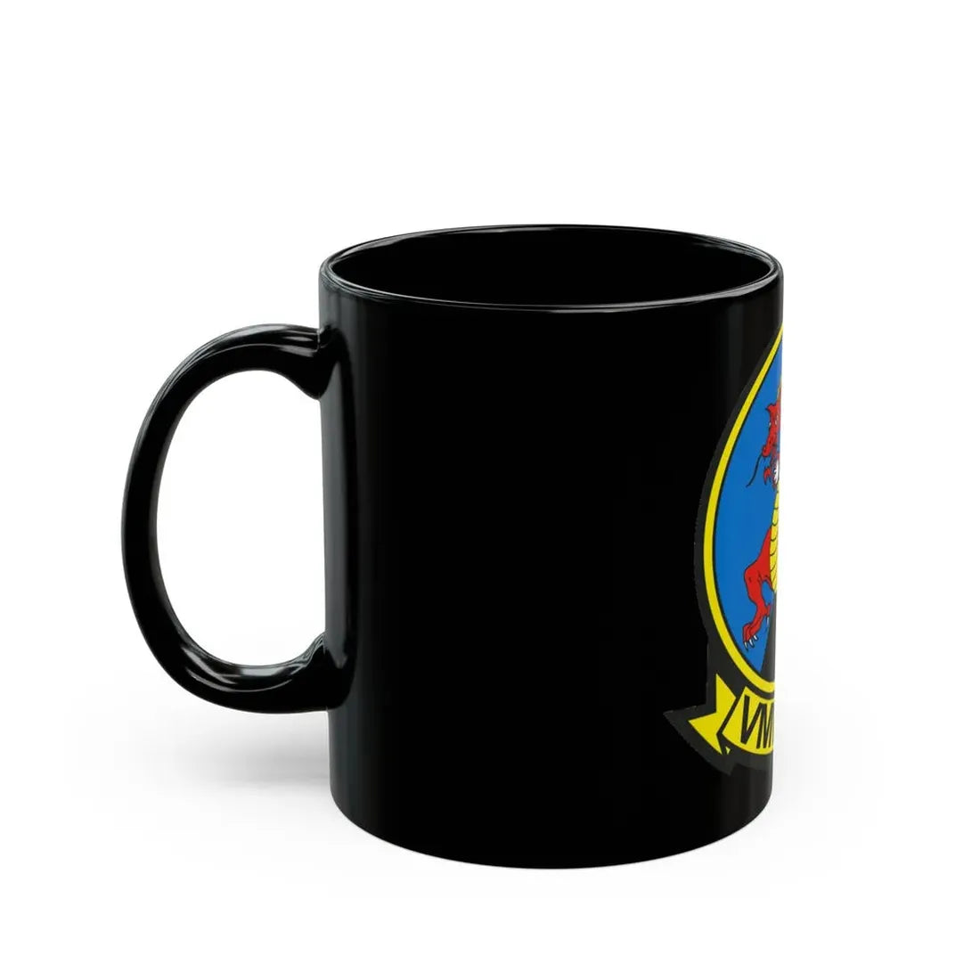 VMM 268 Marine Medium Tiltrotor Squadron 268 (USMC) Black Coffee Mug - Go Mug Yourself