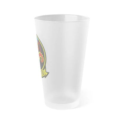 VMM 268 Marine Medium Tiltrotor Squadron 268 (USMC) Frosted Pint Glass 16oz-Go Mug Yourself