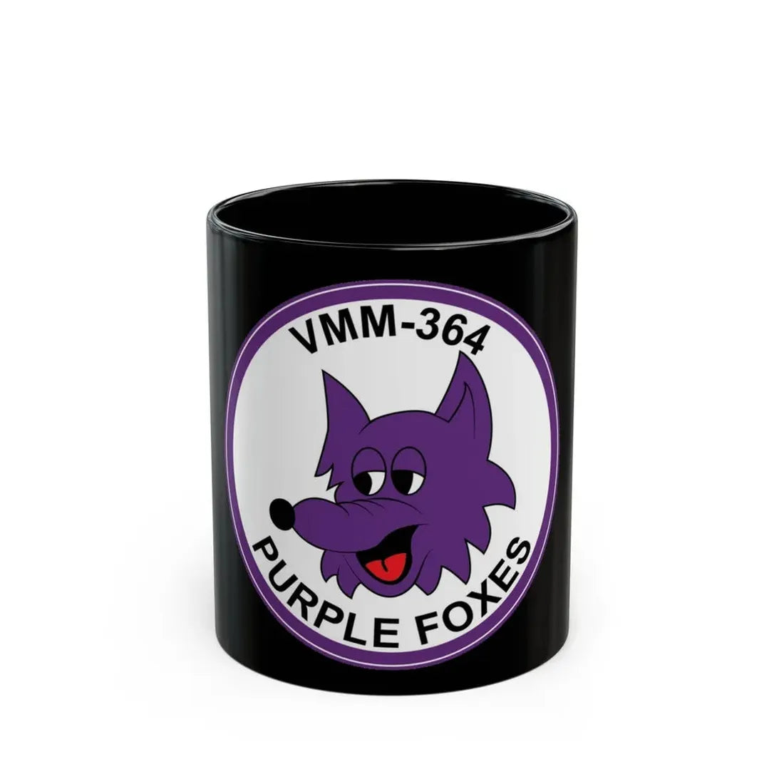 VMM 364 Marine Medium Tiltrotor Squadron 364 (USMC) Black Coffee Mug 11oz - Go Mug Yourself