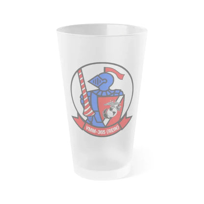 VMM 365 Marine Medium Tiltrotor Squadron 365 (USMC) Frosted Pint Glass 16oz Default Title - Go Mug Yourself