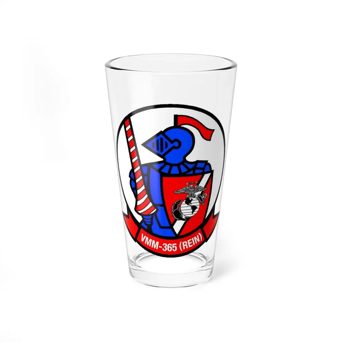 VMM 365 Marine Medium Tiltrotor Squadron 365 (USMC) Pint Glass 16oz 16oz - Go Mug Yourself
