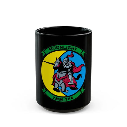 VMM 764 Marine Medium Tiltrotor Squadron 764 (USMC) Black Coffee Mug 15oz - Go Mug Yourself