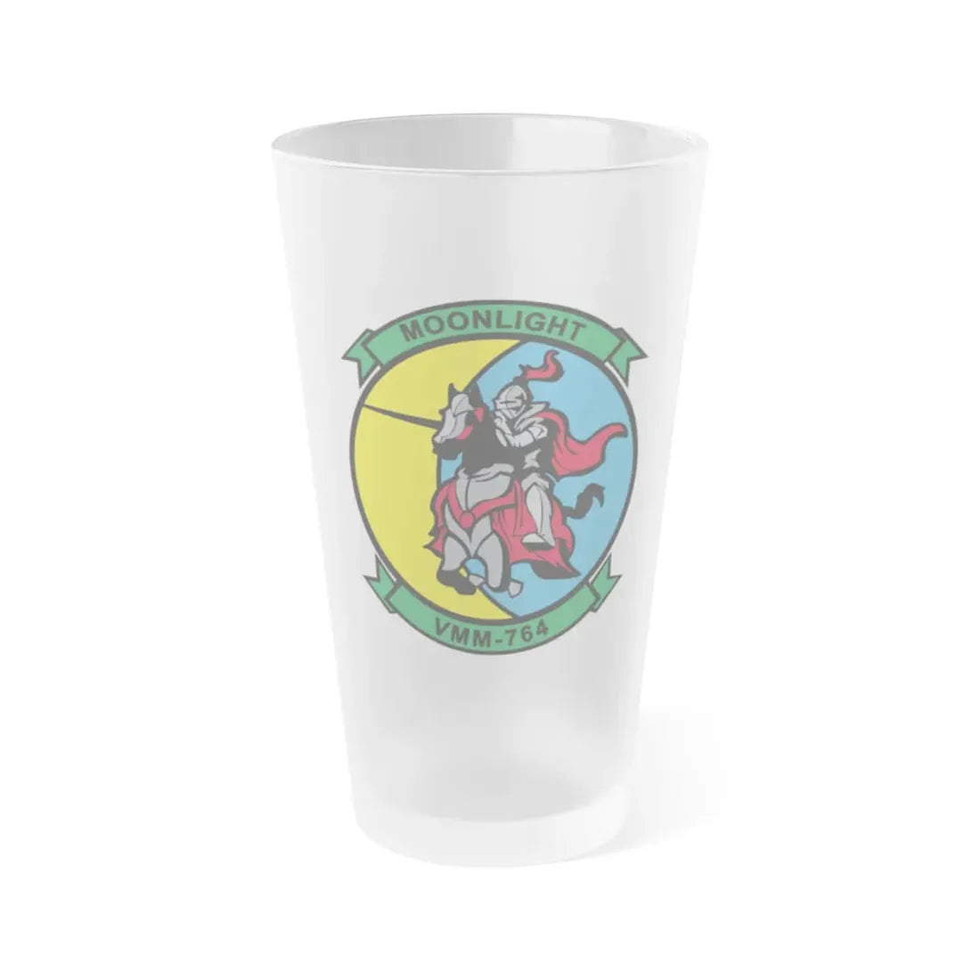 VMM 764 Moonlight (USMC) Frosted Pint Glass 16oz Default Title - Go Mug Yourself