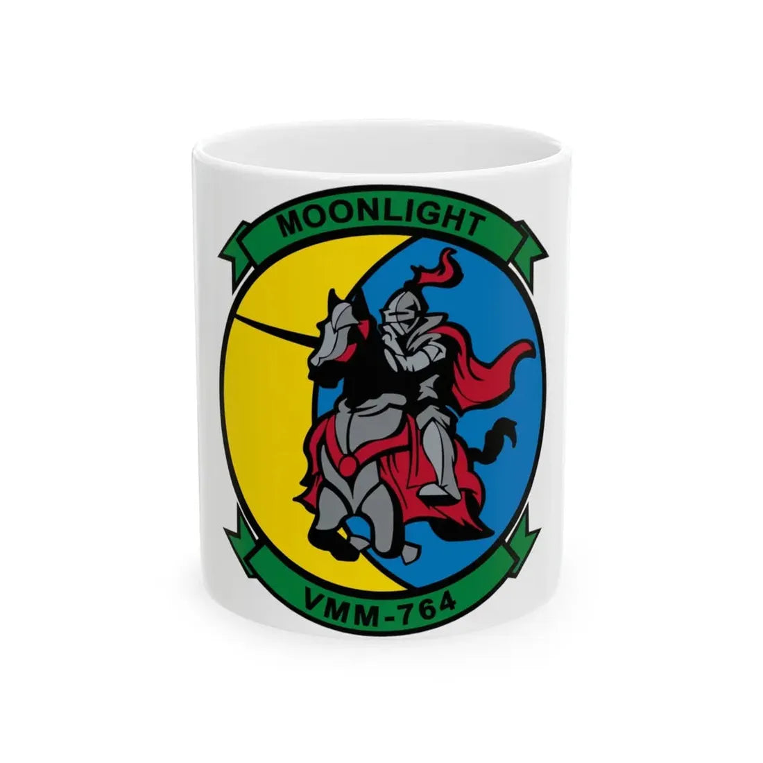 VMM 764 Moonlight (USMC) White Coffee Mug 11oz - Go Mug Yourself