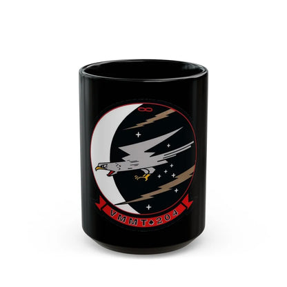 VMMT 204 Marine Medium Tiltrotor Training Squadron 204 (USMC) Black Coffee Mug-15oz-Go Mug Yourself