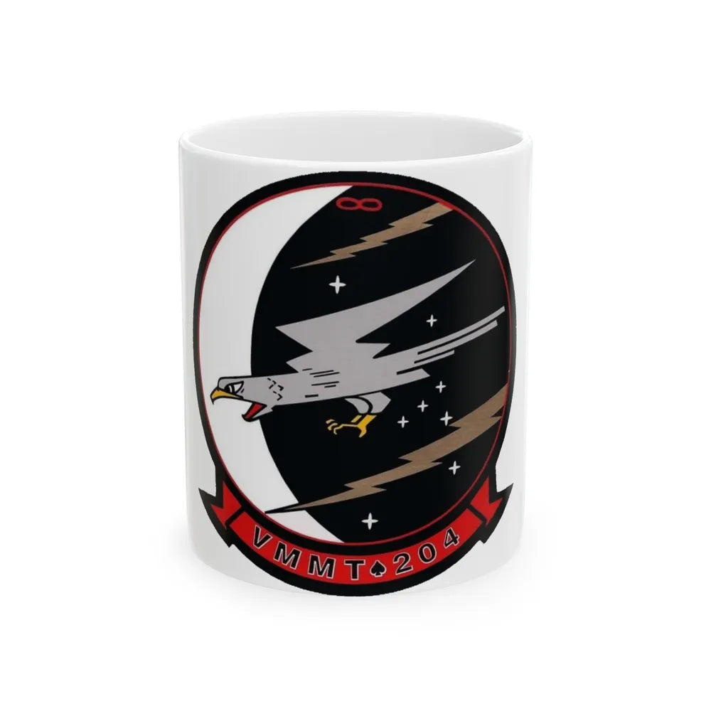 VMMT 204 Marine Medium Tiltrotor Training Squadron 204 (USMC) White Coffee Mug-11oz-Go Mug Yourself