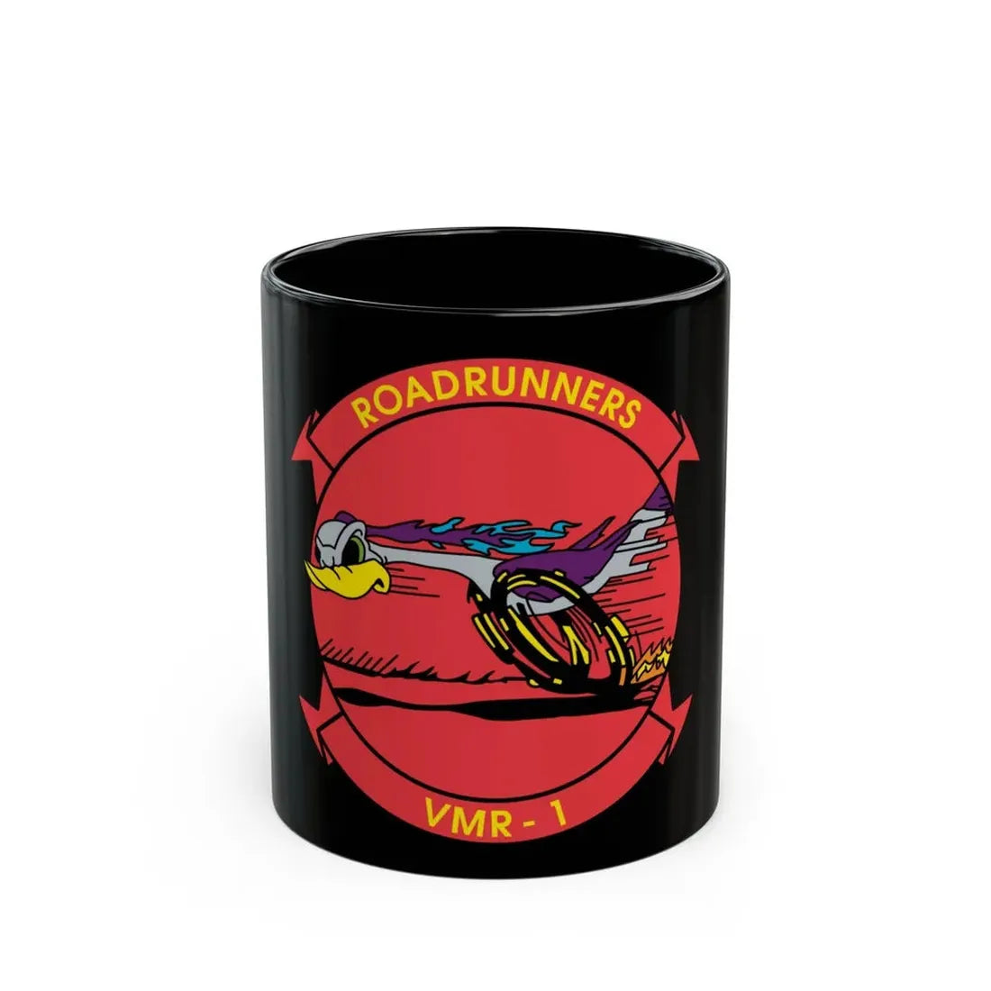 VMR 1 Roadrunners (USMC) Black Coffee Mug 11oz - Go Mug Yourself