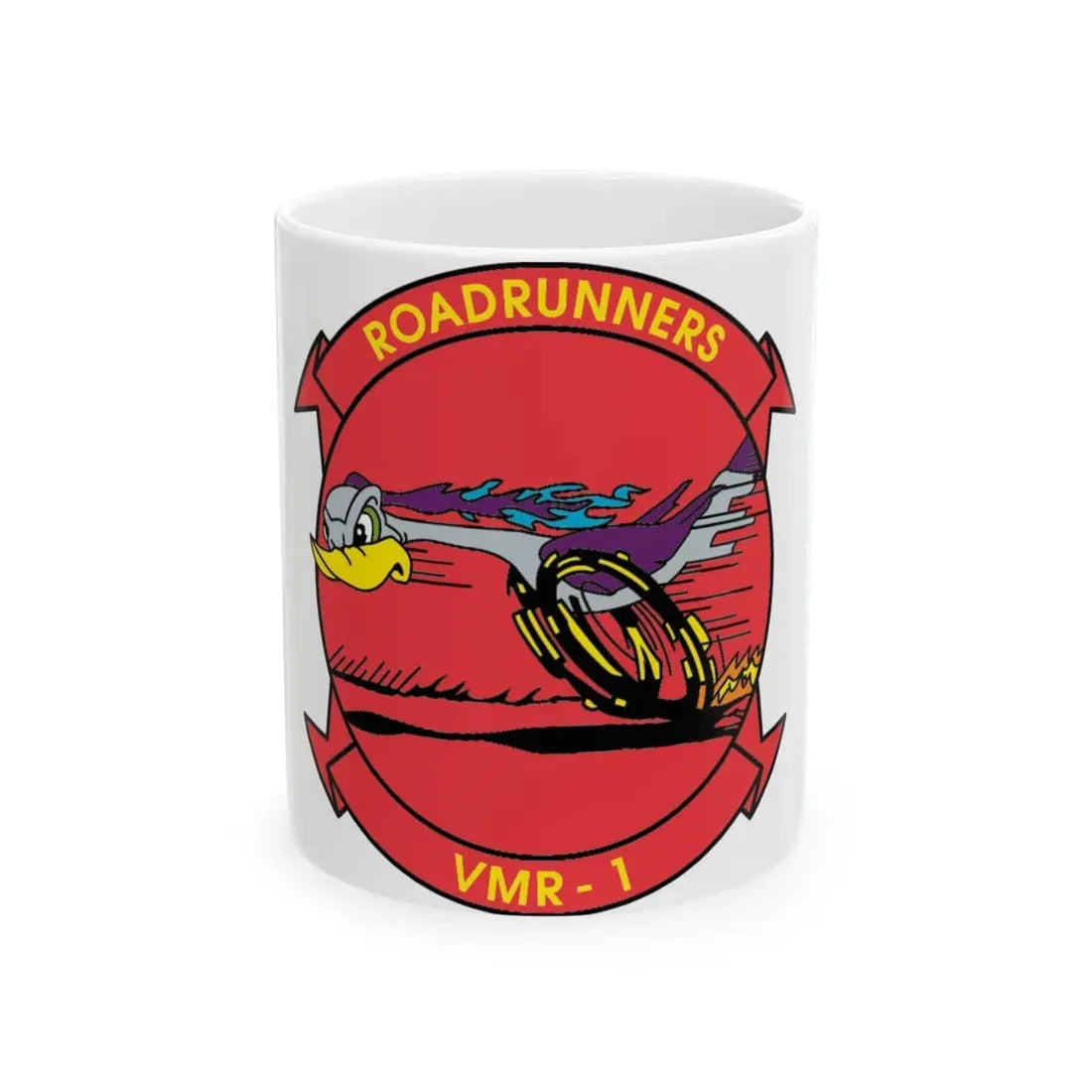 VMR 1 Roadrunners (USMC) White Coffee Mug 11oz - Go Mug Yourself