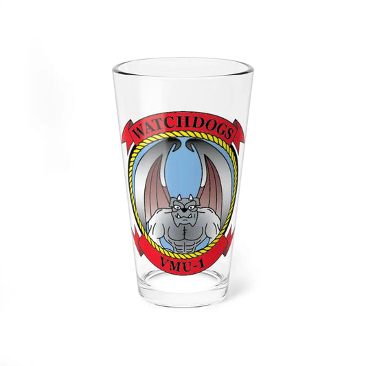 VMU 1 Watchdogs 2 (USMC) Pint Glass 16oz 16oz - Go Mug Yourself