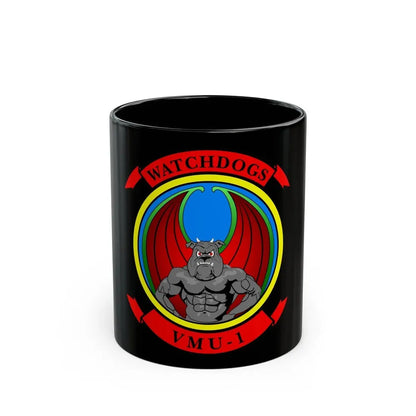 VMU 1 Watchdogs (USMC) Black Coffee Mug 11oz - Go Mug Yourself
