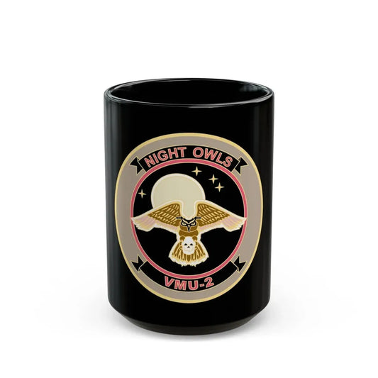 VMU 2 Night Owls (USMC) Black Coffee Mug 15oz - Go Mug Yourself