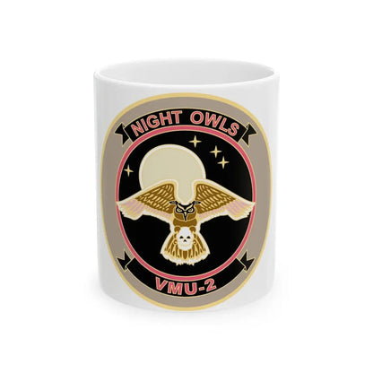 VMU 2 Night Owls (USMC) White Coffee Mug 11oz - Go Mug Yourself