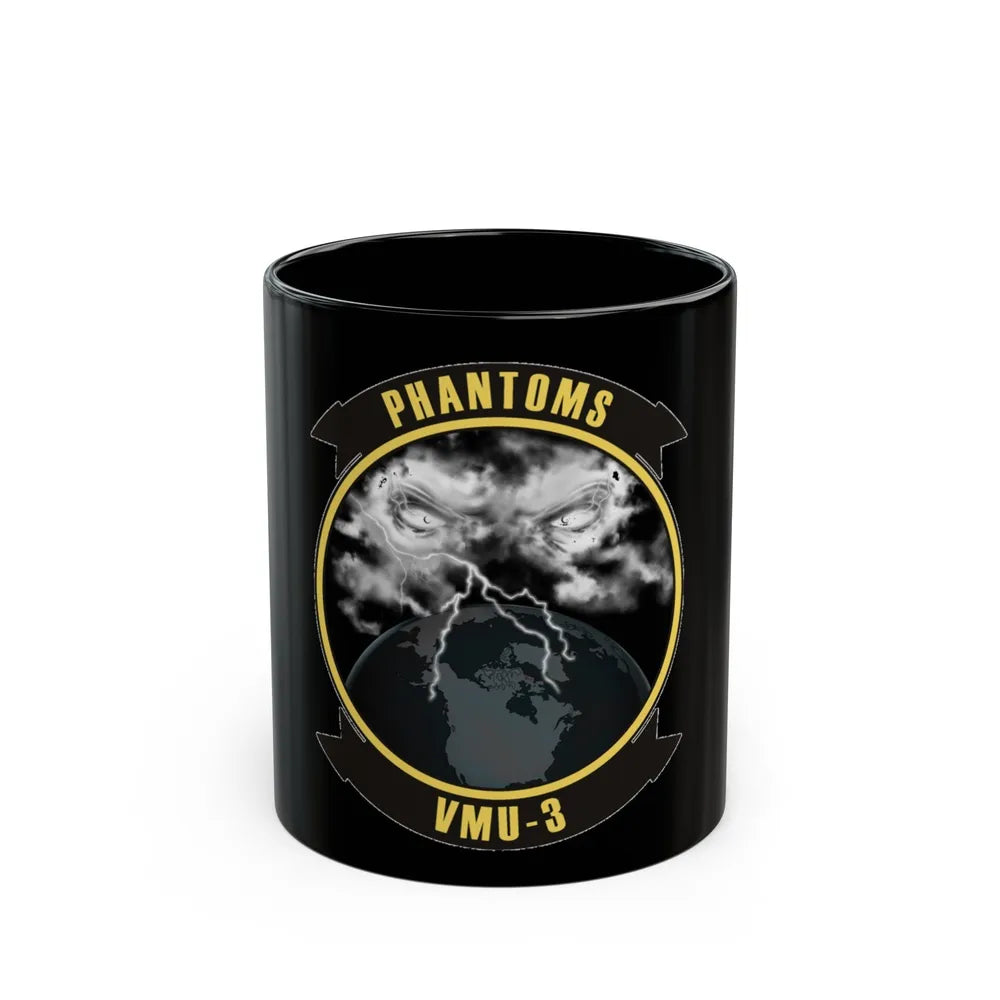 VMU 3 Phantoms (USMC) Black Coffee Mug-11oz-Go Mug Yourself