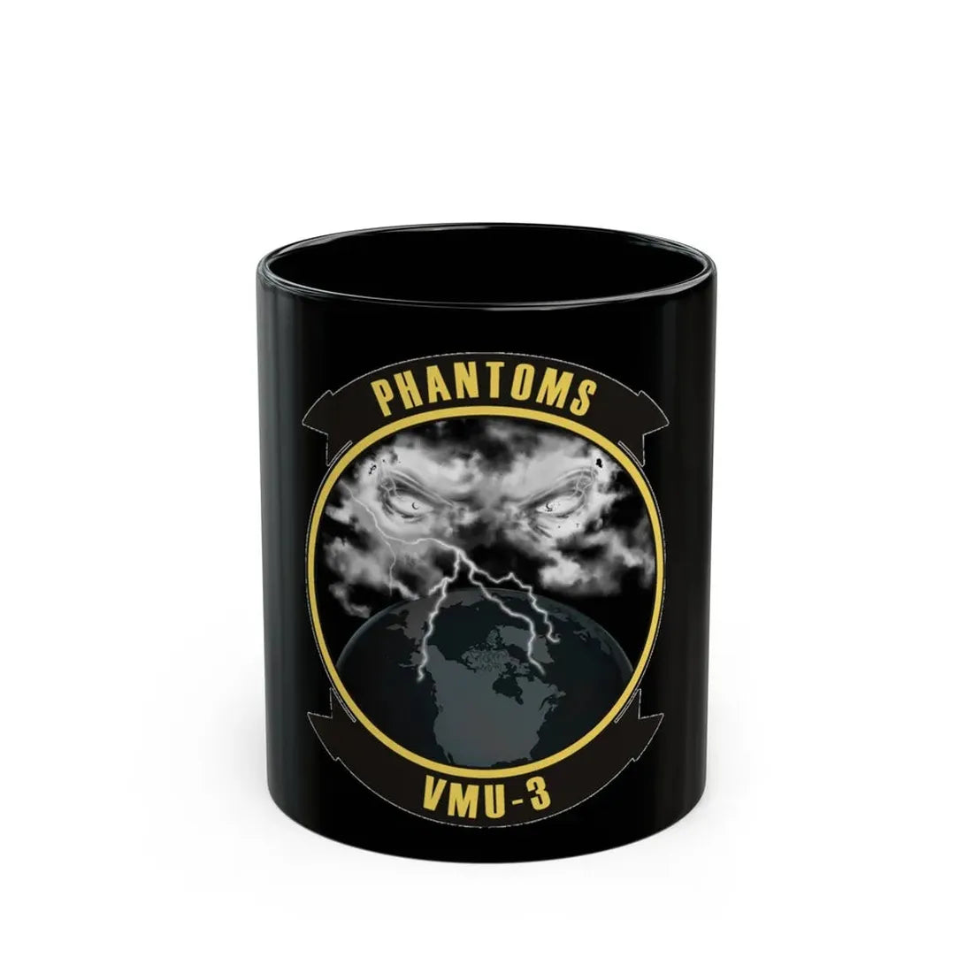 VMU 3 Phantoms (USMC) Black Coffee Mug 11oz - Go Mug Yourself