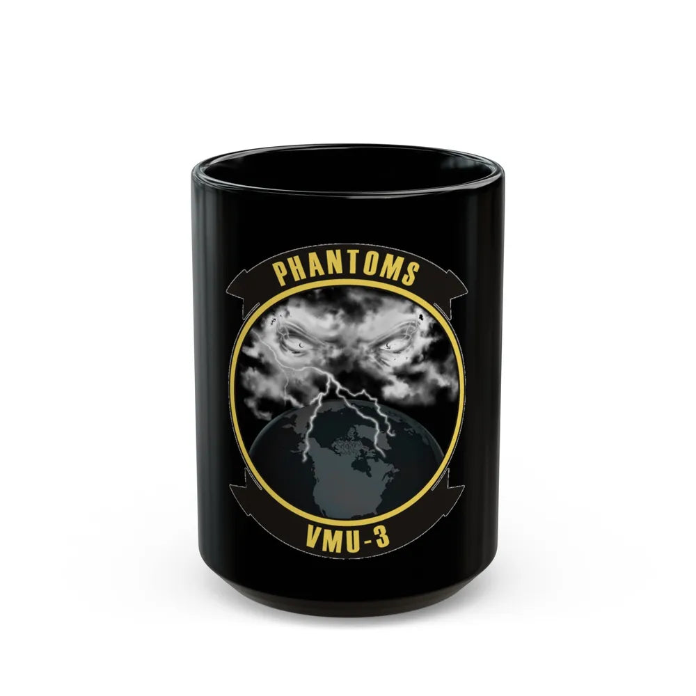 VMU 3 Phantoms (USMC) Black Coffee Mug-15oz-Go Mug Yourself