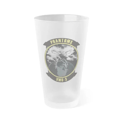 VMU 3 Phantoms (USMC) Frosted Pint Glass 16oz Default Title - Go Mug Yourself