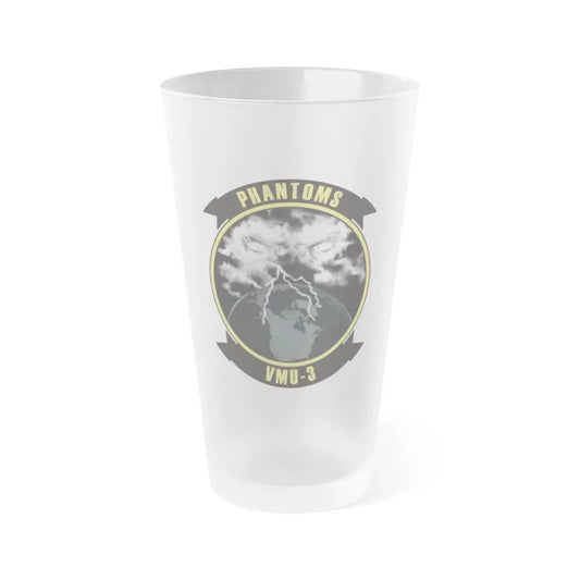 VMU 3 Phantoms (USMC) Frosted Pint Glass 16oz Default Title - Go Mug Yourself