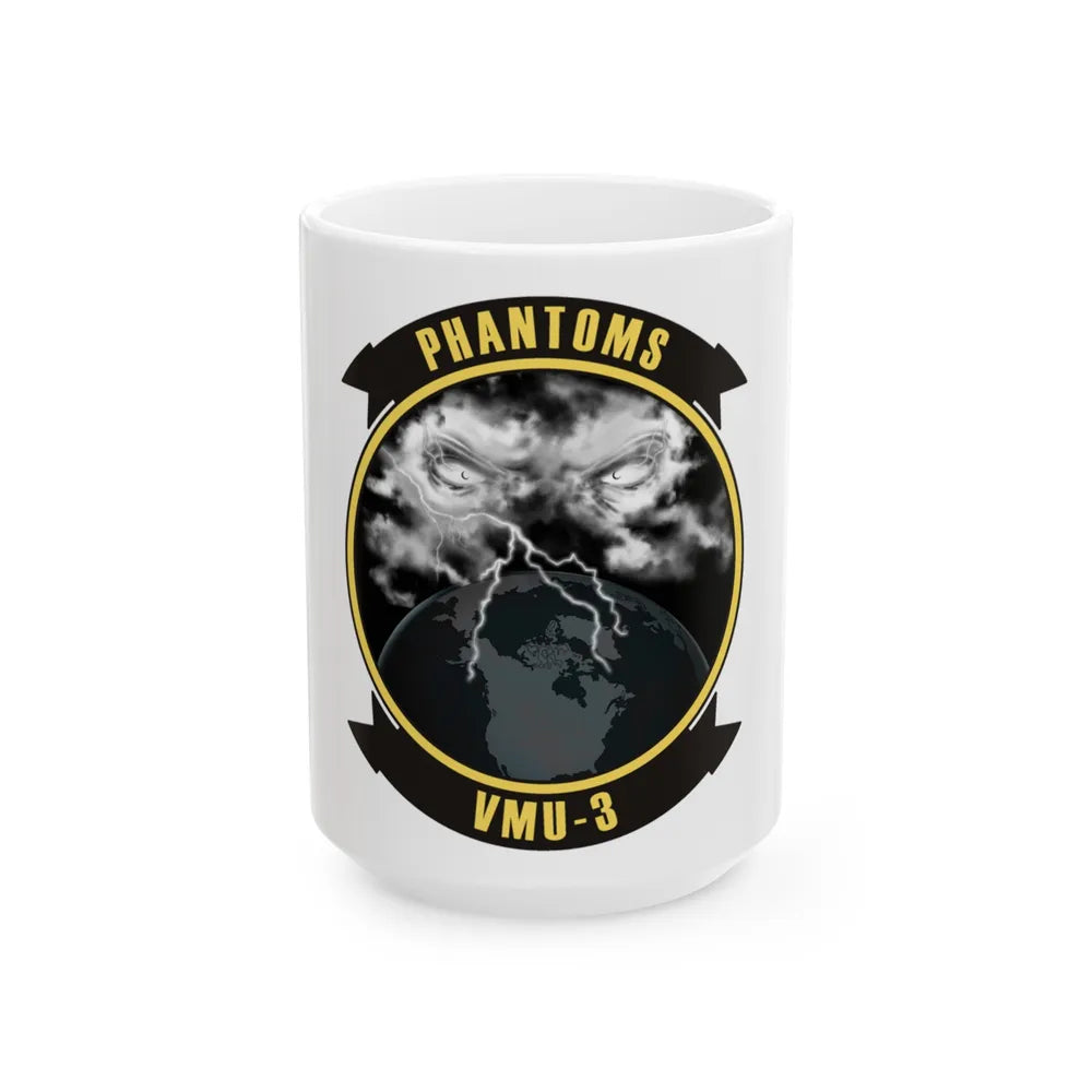 VMU 3 Phantoms (USMC) White Coffee Mug-15oz-Go Mug Yourself