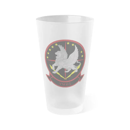 VMX 1 Flying Lions (USMC) Frosted Pint Glass 16oz Default Title - Go Mug Yourself