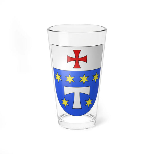 Vogorno-coat of arms (Switzerland) (Coat of Arms) Pint Glass 16oz 16oz - Go Mug Yourself