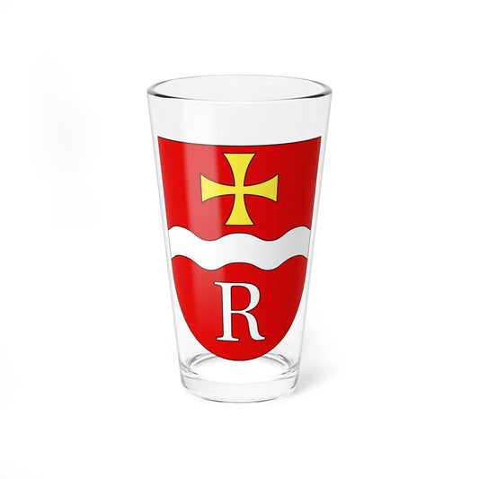 Vogtei Riviera wappen (Switzerland) (Coat of Arms) Pint Glass 16oz 16oz - Go Mug Yourself