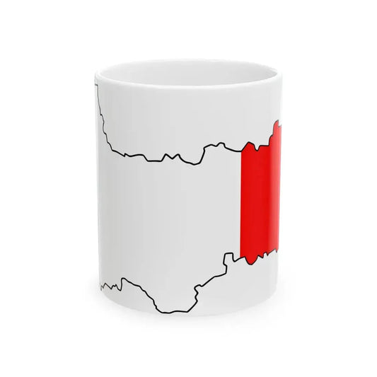 Vologod-obl-geo-stub (Russia) White Coffee Mug 11oz - Go Mug Yourself